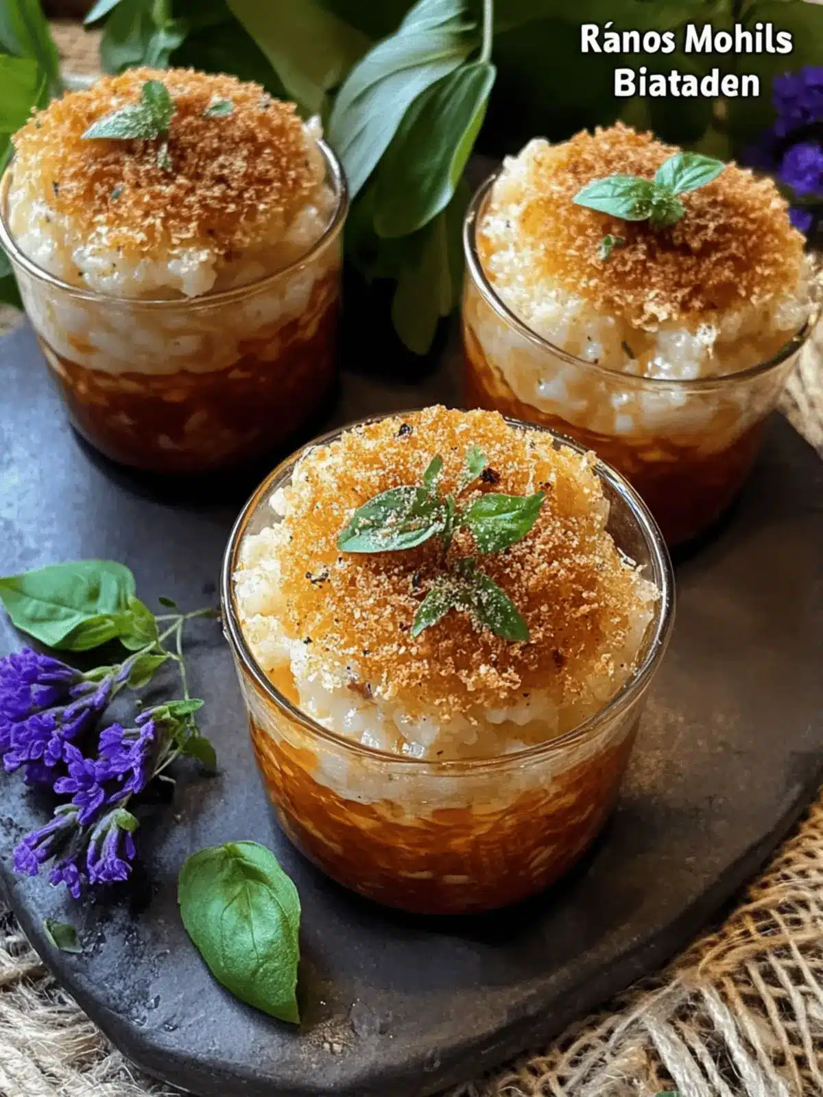 Arancini Risotto Cups