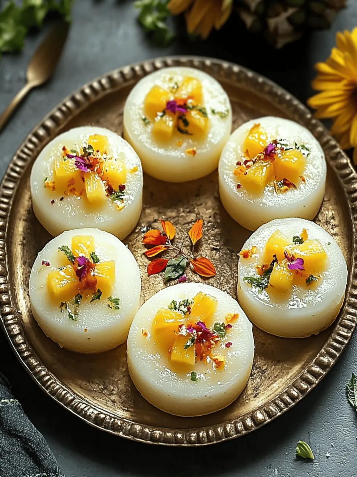Pineapple Sandesh