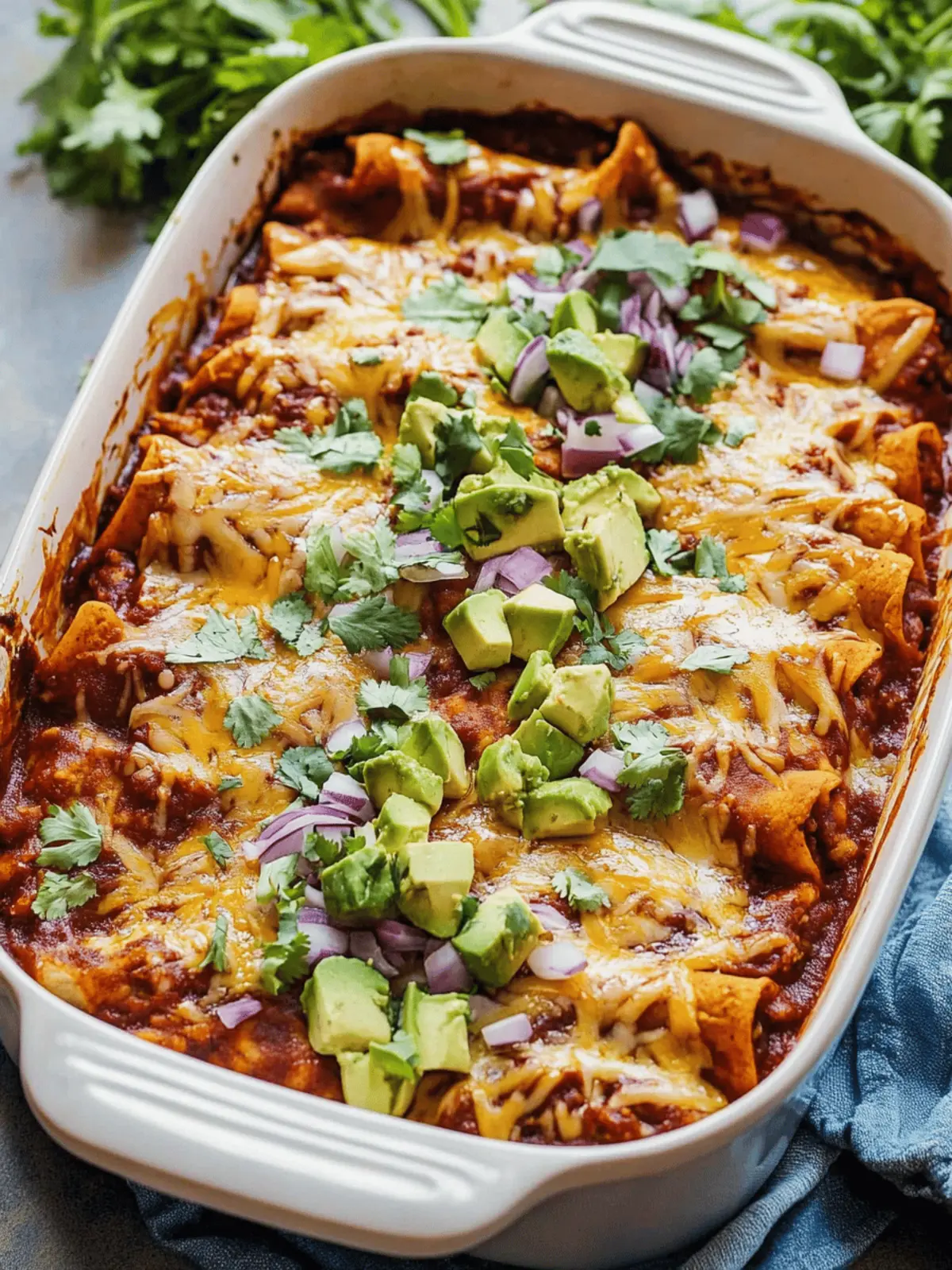 Vegetarian Enchilada Casserole