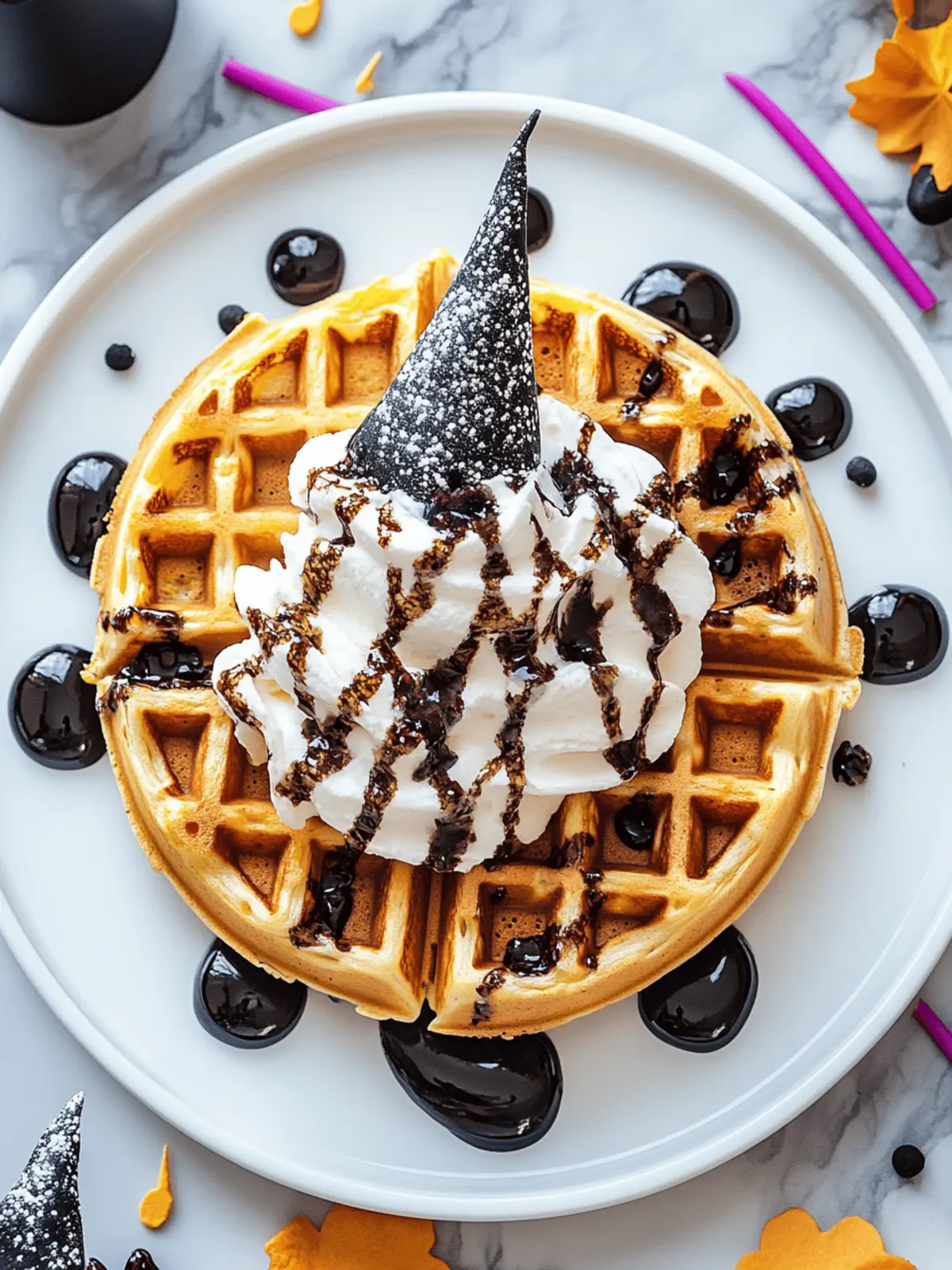 Witch Hat Waffles