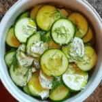 Pickle Juice Ranch Cucumber Salad