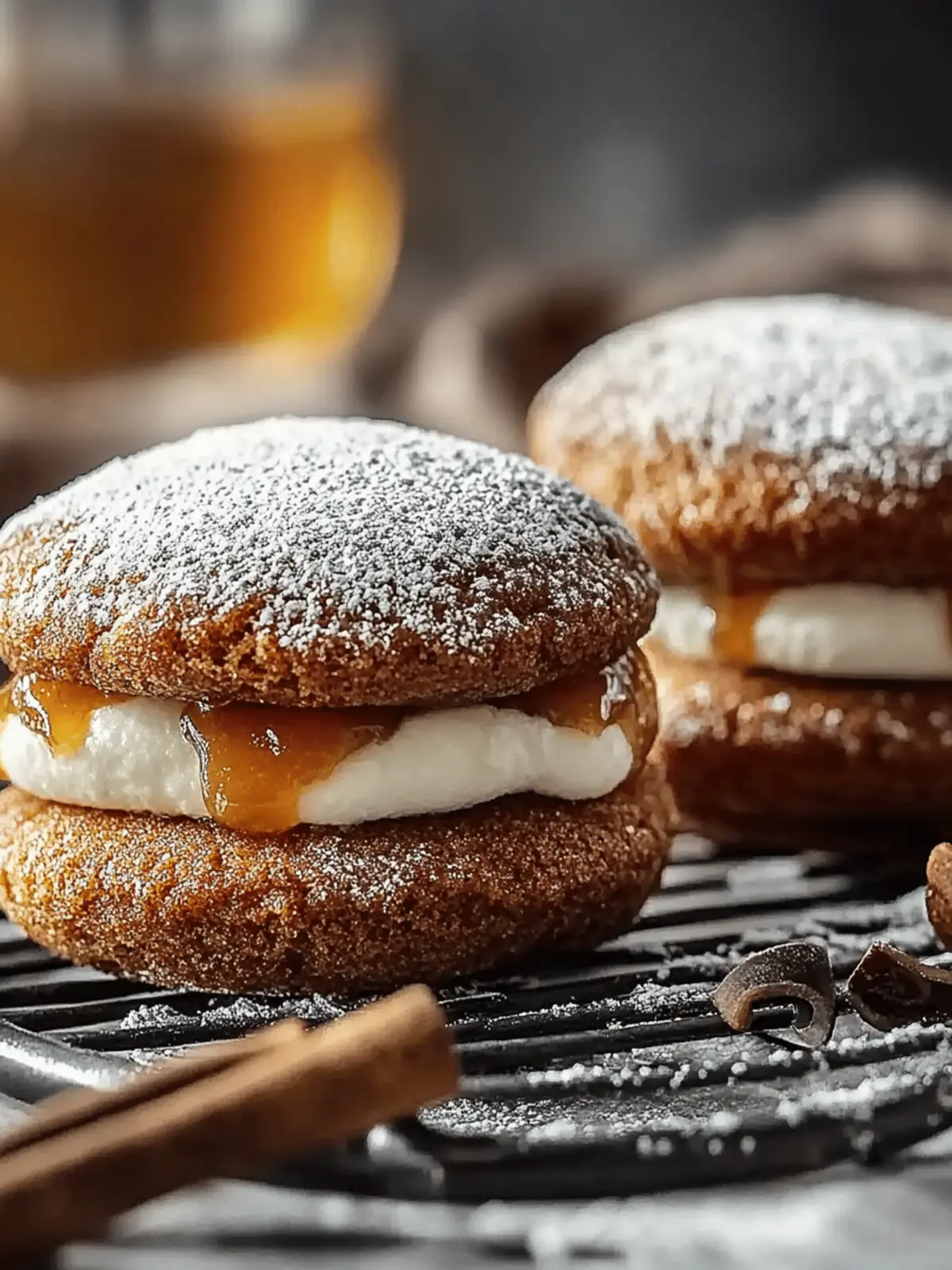 Apple Cider Whoopie Pie Cookies