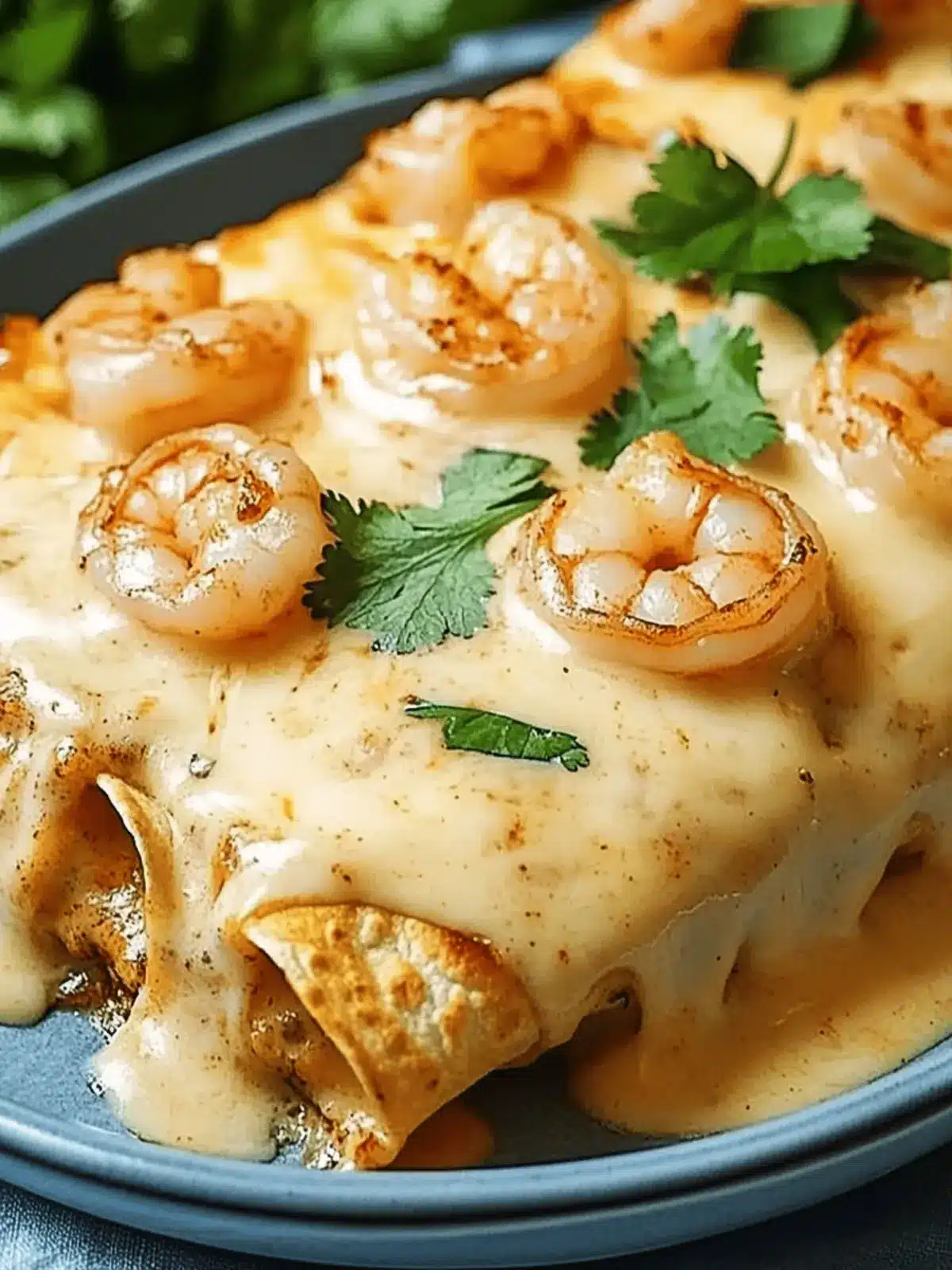 Creamy Shrimp Enchiladas