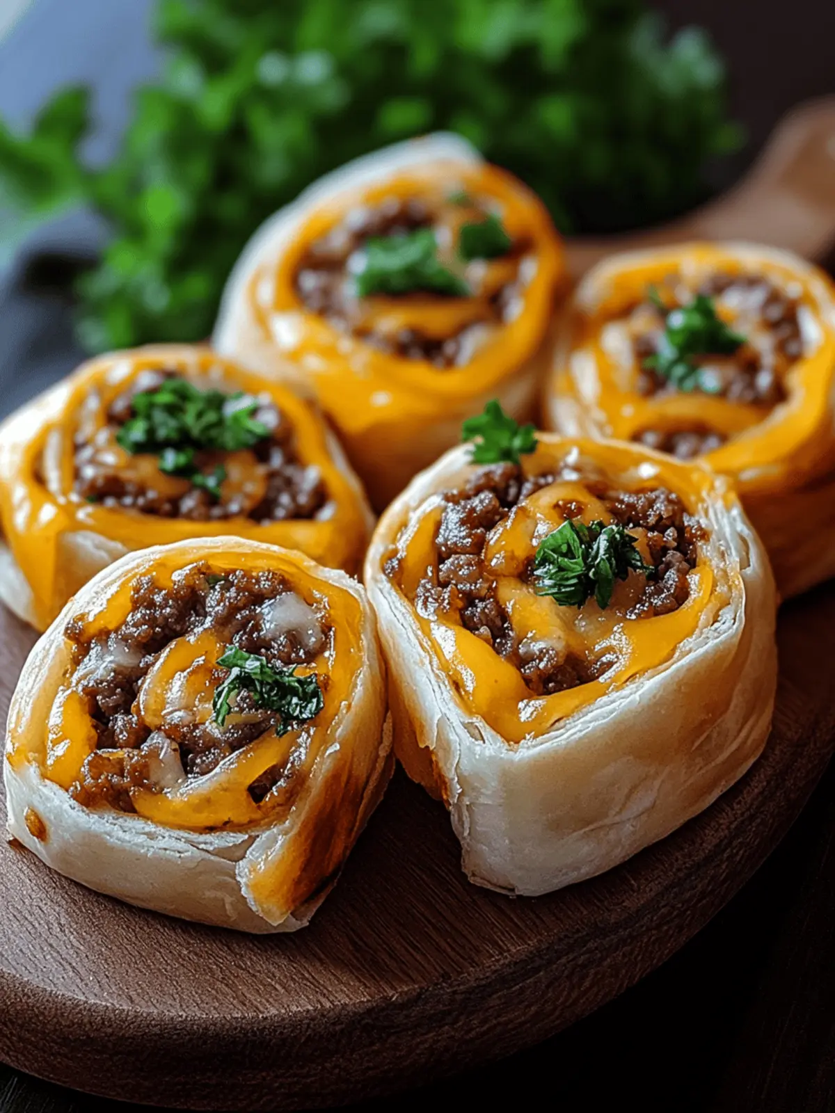 Cheeseburger Rollups