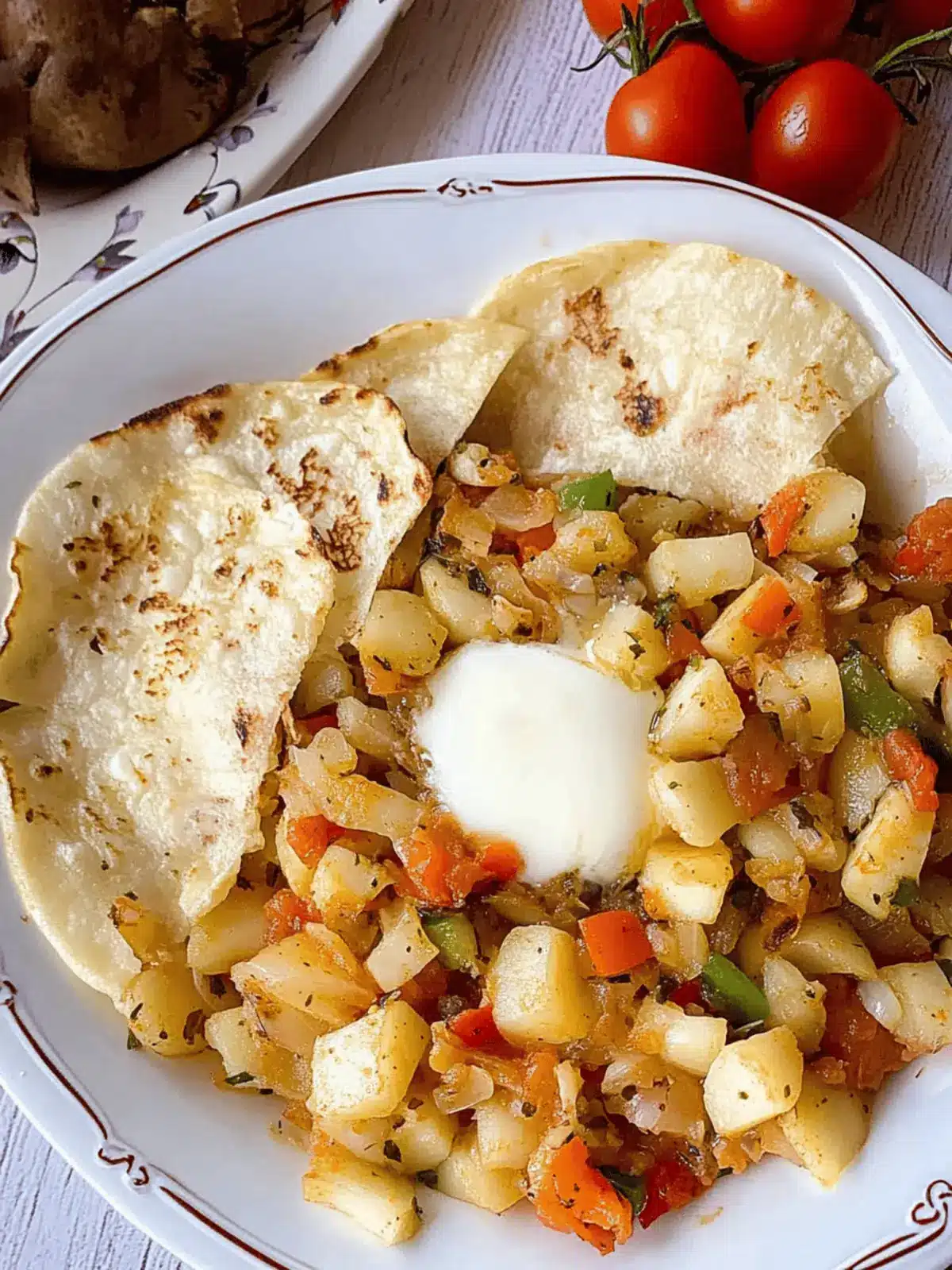 Breakfast Papas Mexicana