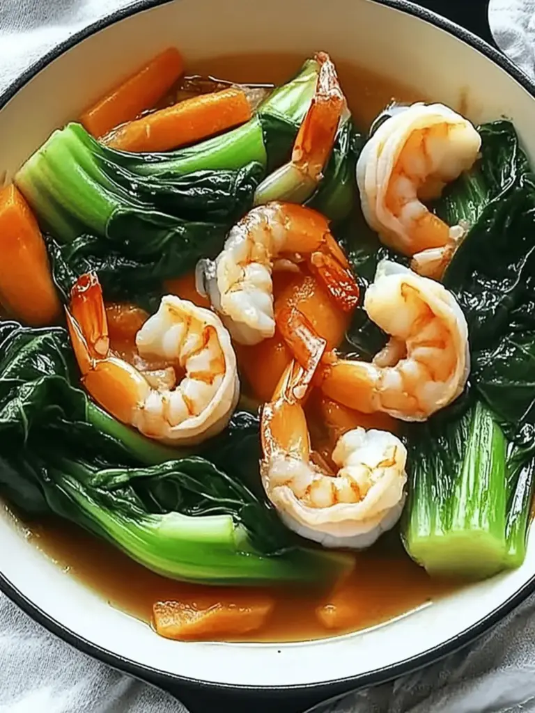 Bok Choy and Shrimp Skillet