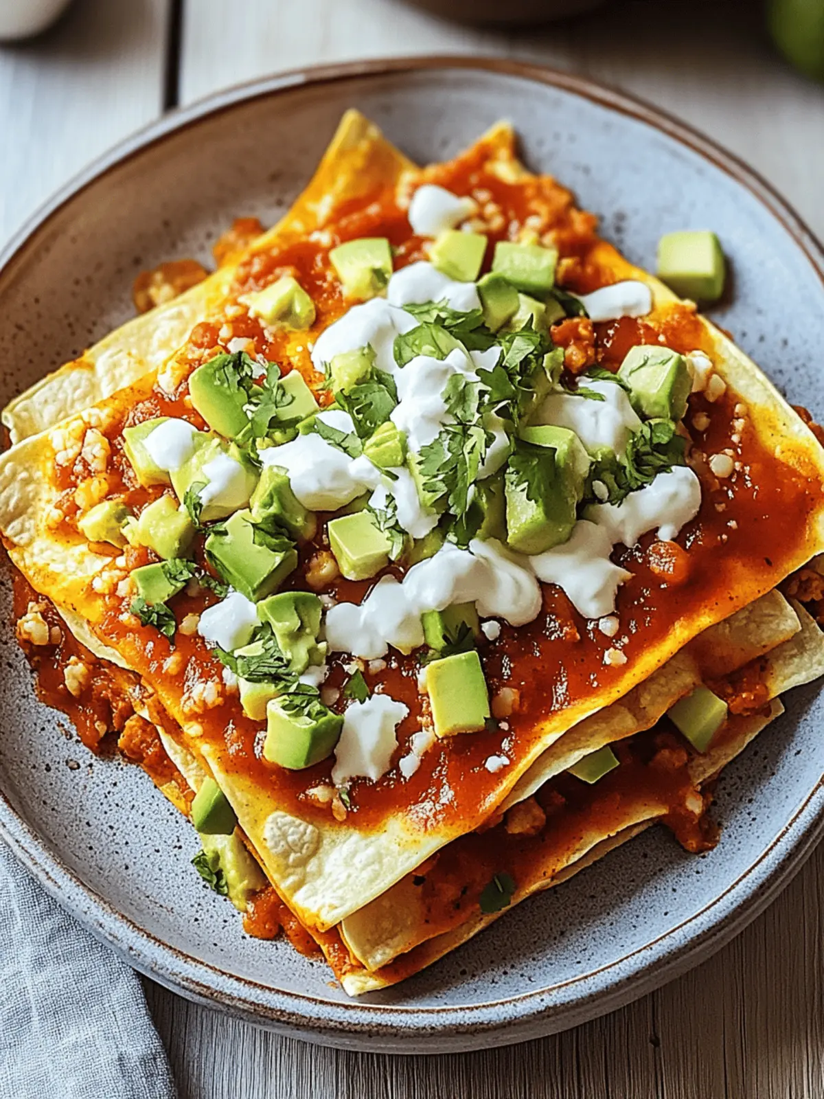 Sonoran Flat Enchiladas