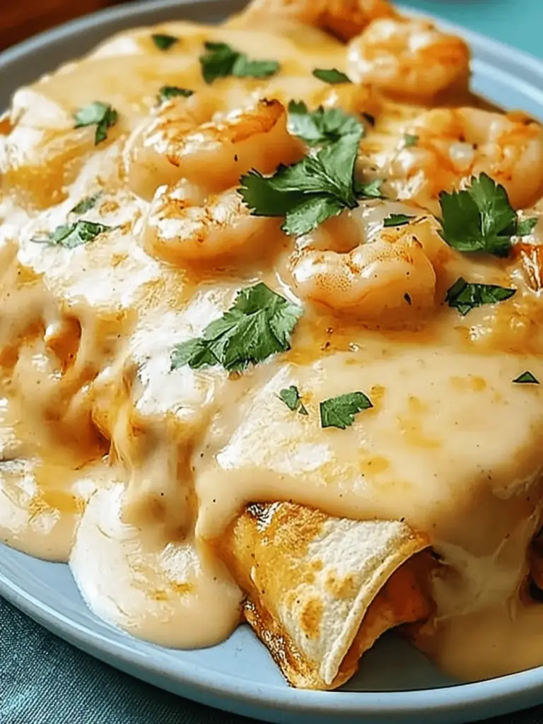 Creamy Shrimp Enchiladas