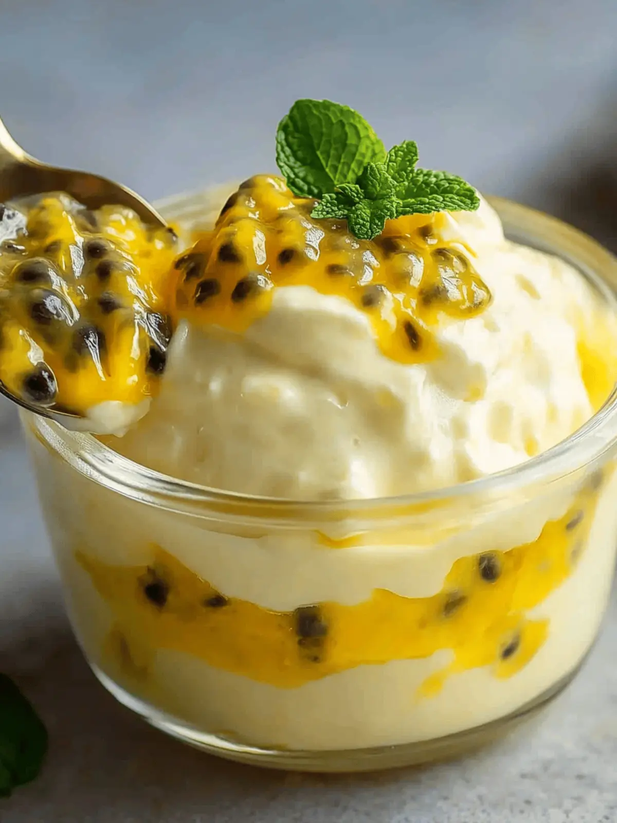 Passion Fruit Mousse