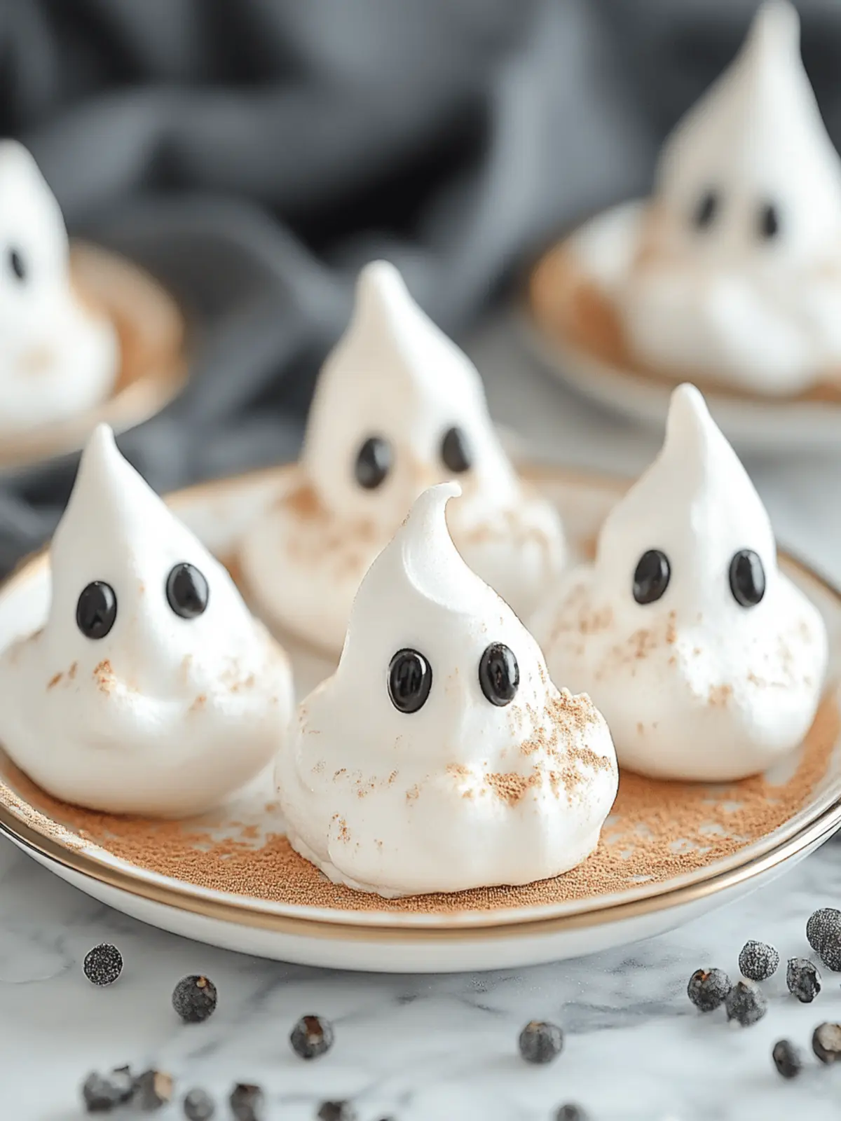 Ghost Meringues