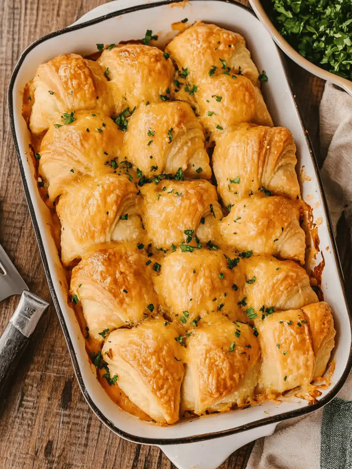 Cheesy Chicken Crescent Rolls