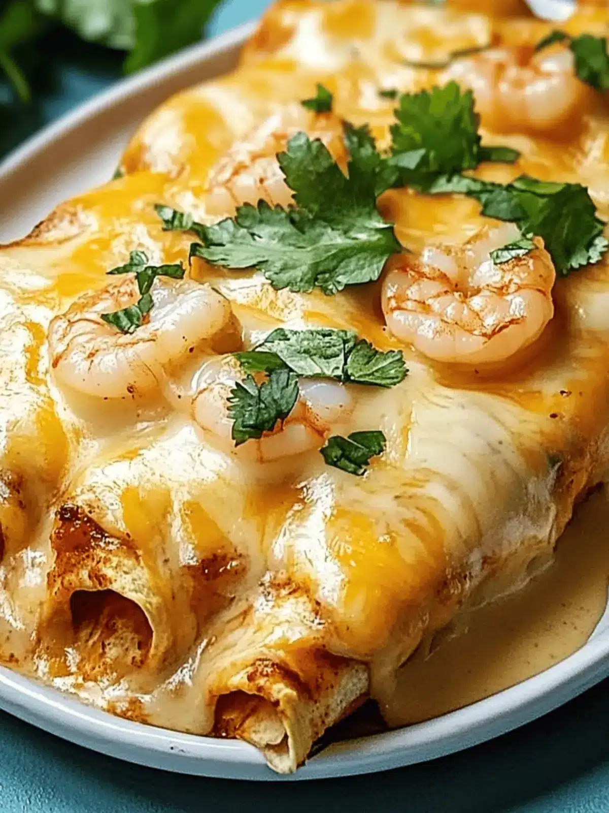 Creamy Shrimp Enchiladas