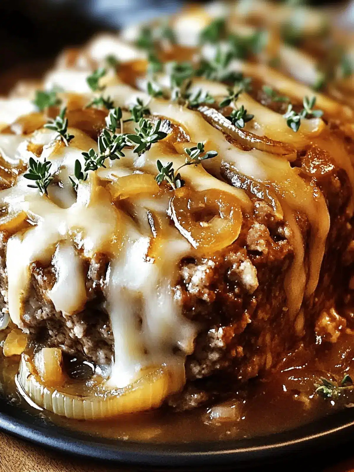 French Onion Meatloaf