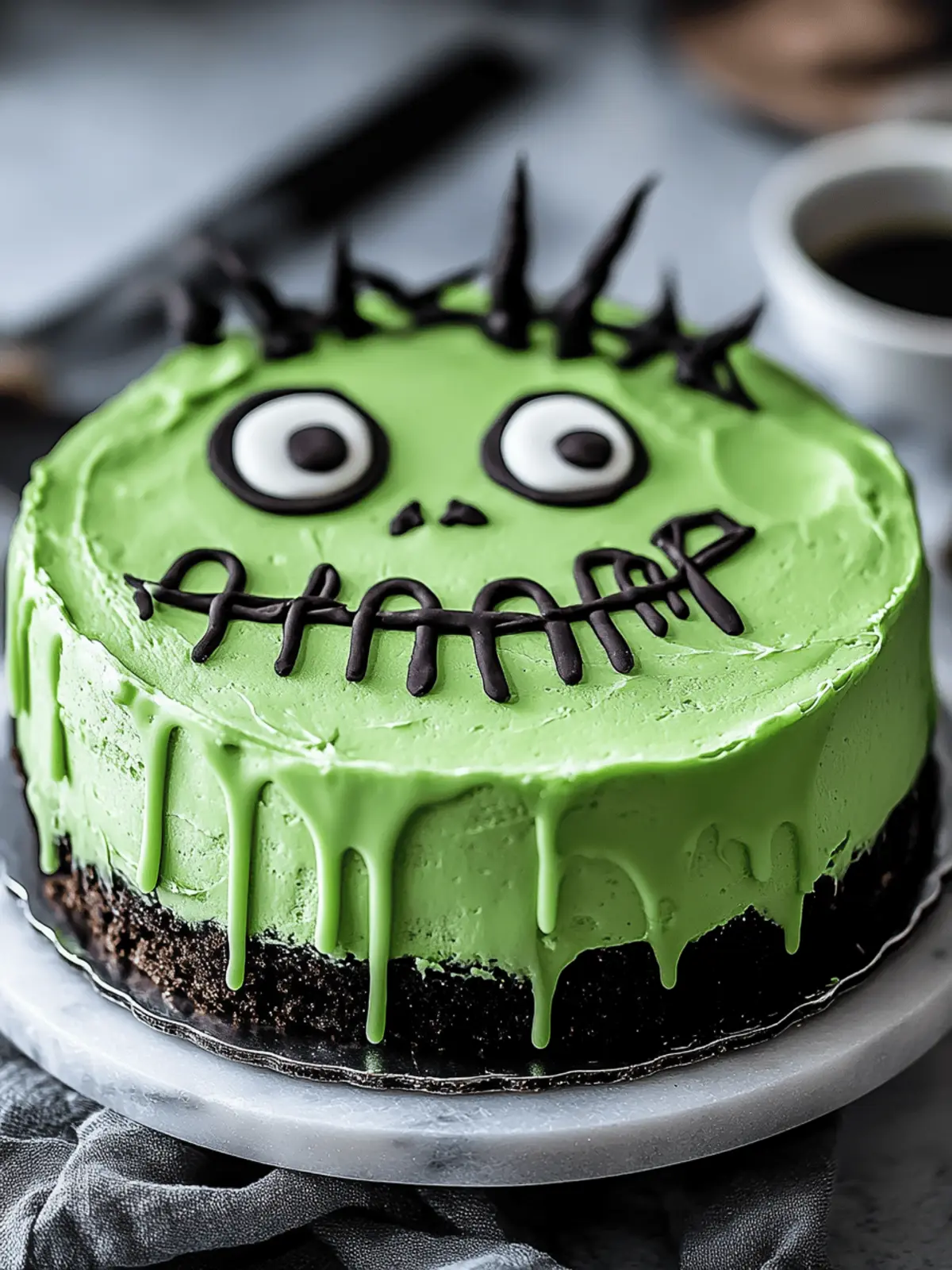 Frankenstein Cheesecake