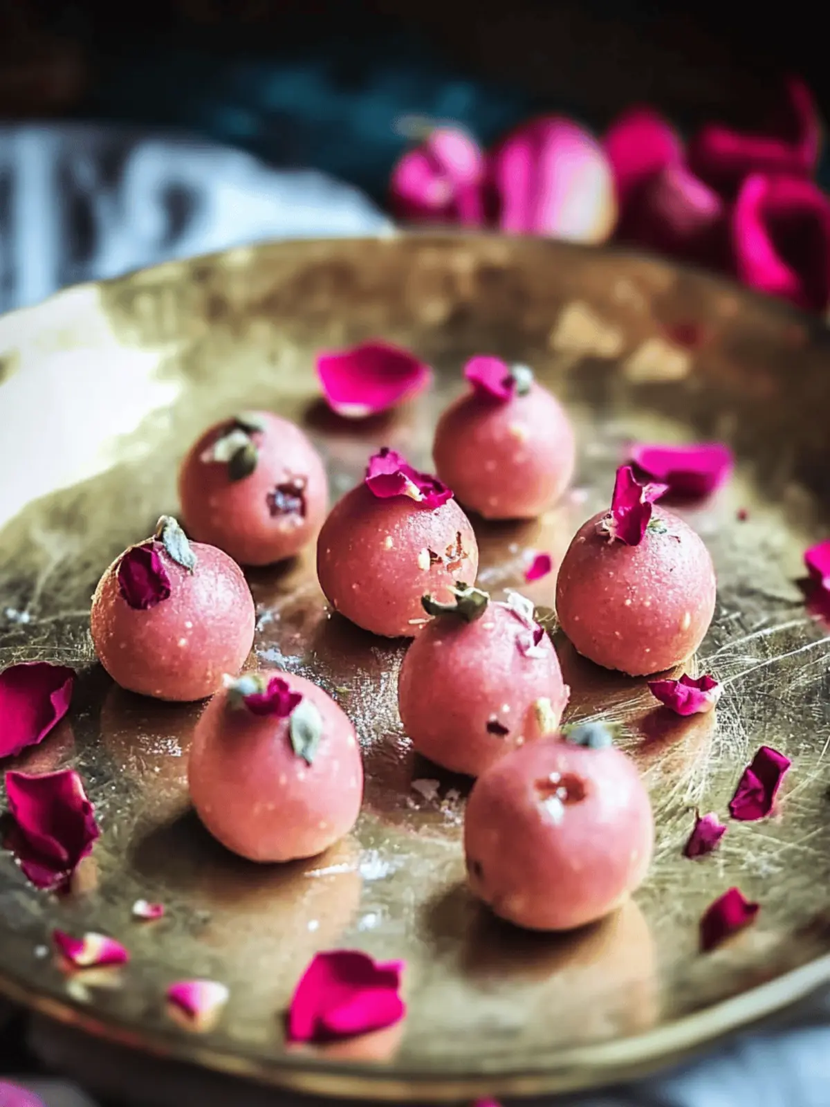 Rose Badam Ladoo