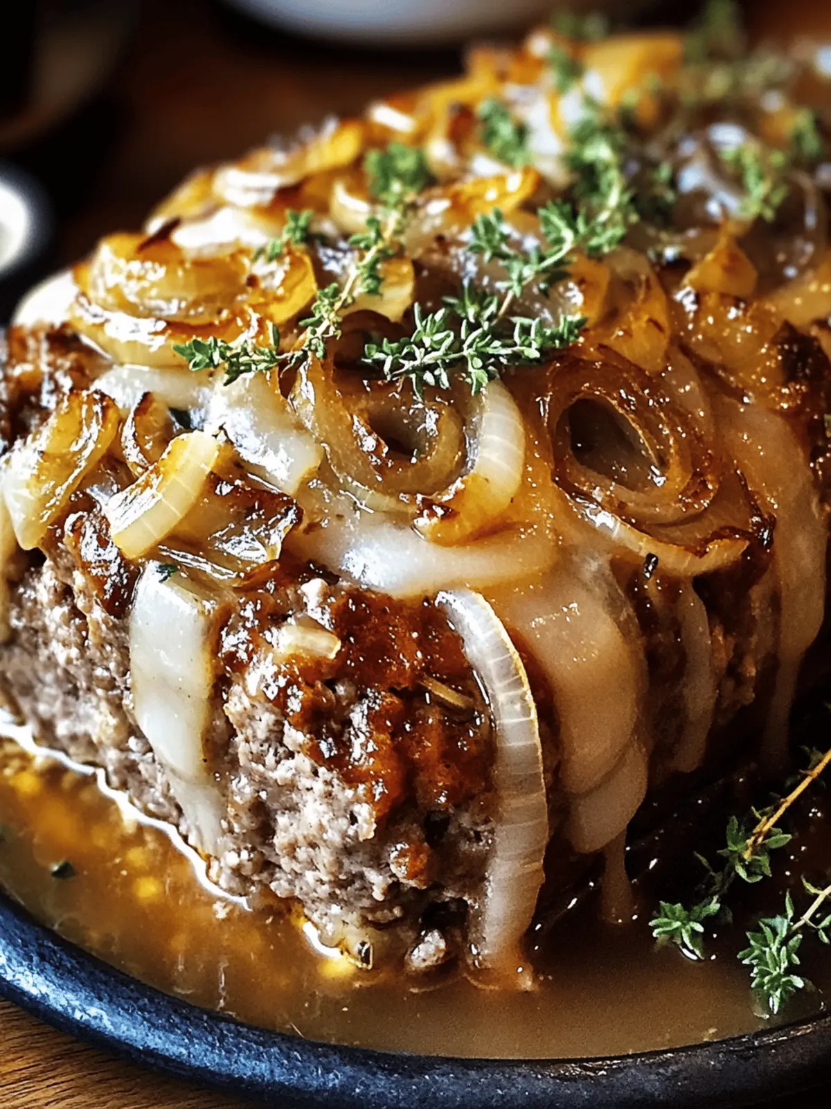 French Onion Meatloaf