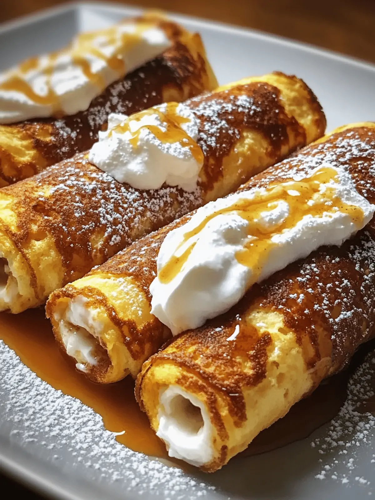 Pumpkin Cream Cheese Pancake Roll-Ups