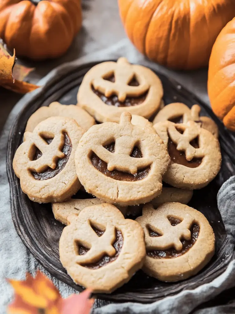 Stuffed Jack-O’-Lantern Cookies