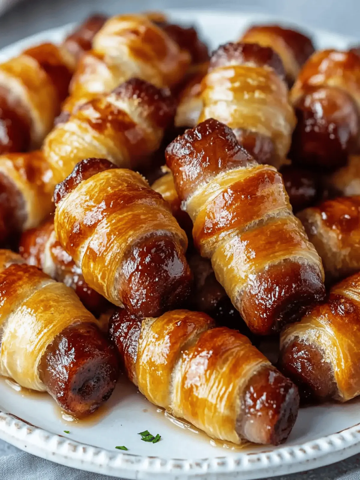 Sticky Pigs in Blankets