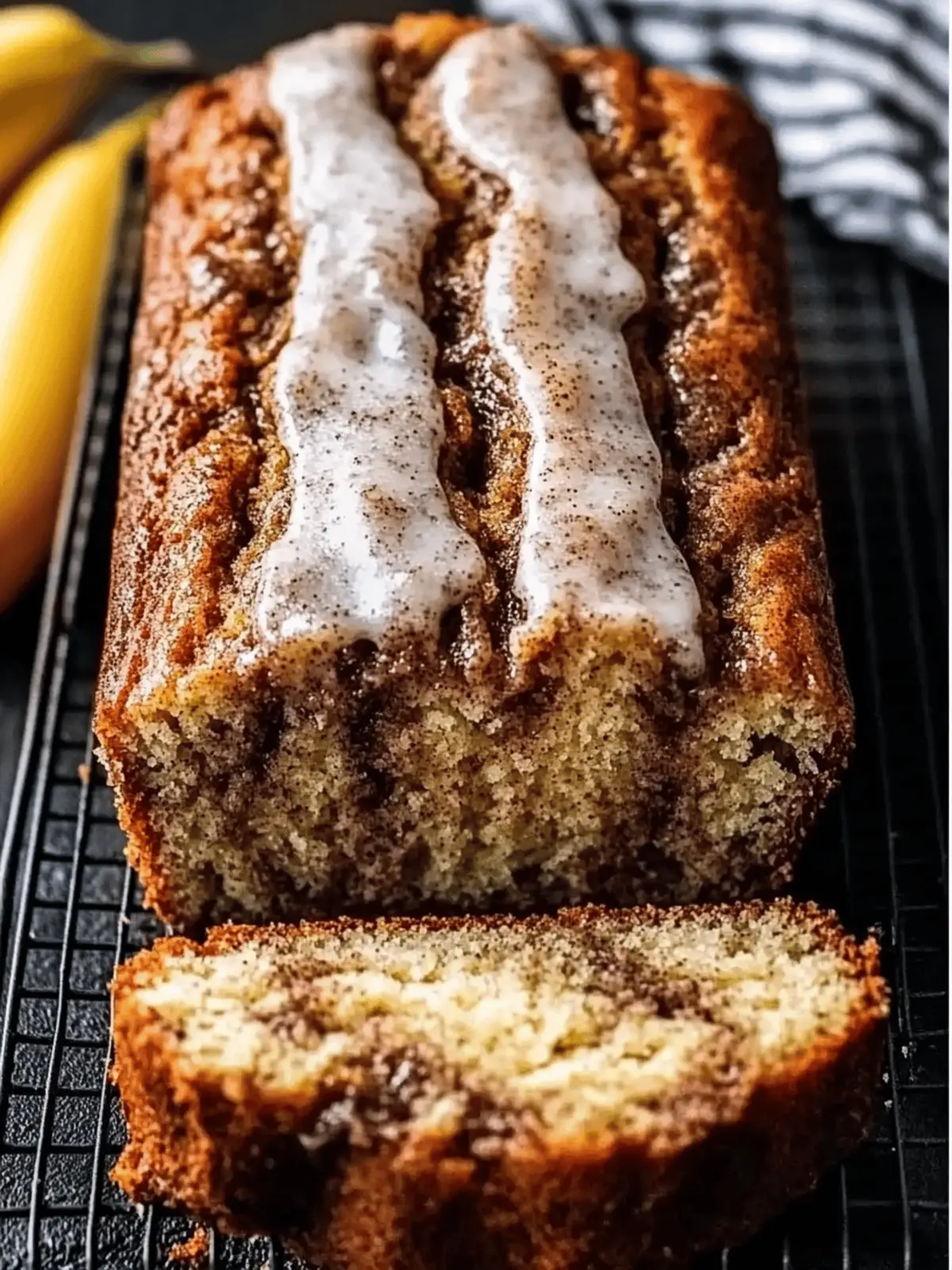 Homemade Cinnamon Swirl Banana Bread