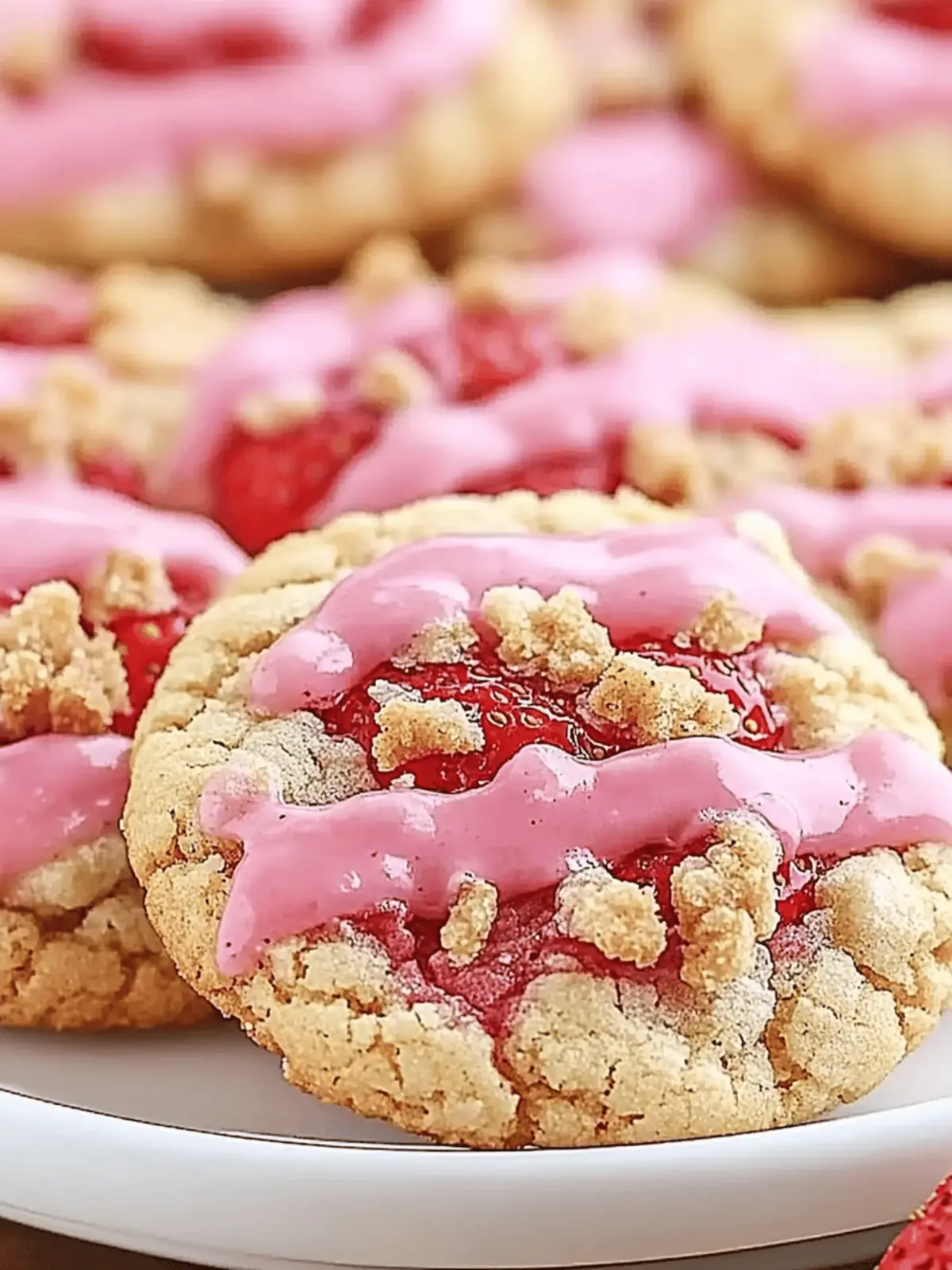 Strawberry Crunch Cookies