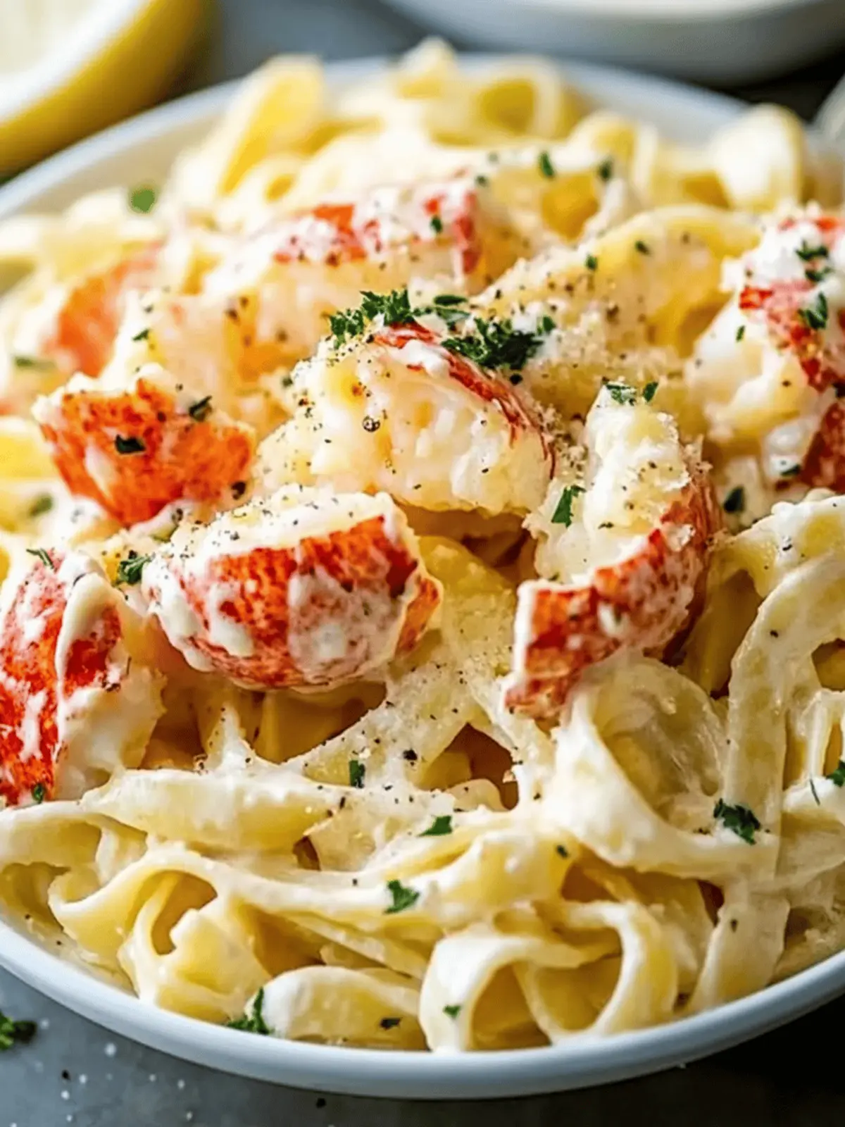 Easy Creamy Lobster Pasta