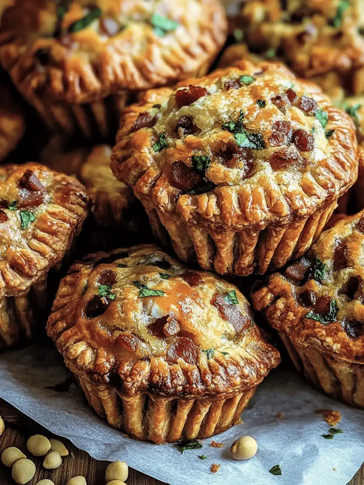 Breakfast Hand Pies Bacon Egg