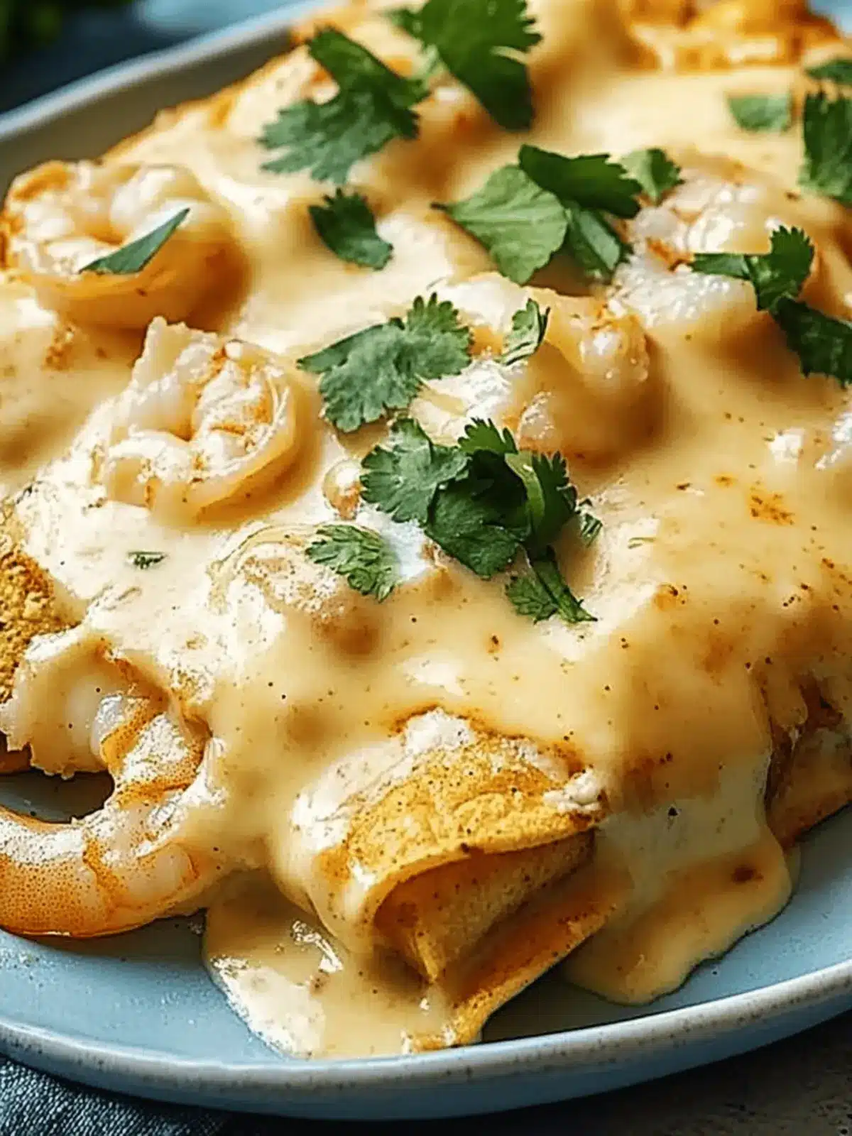 Creamy Shrimp Enchiladas