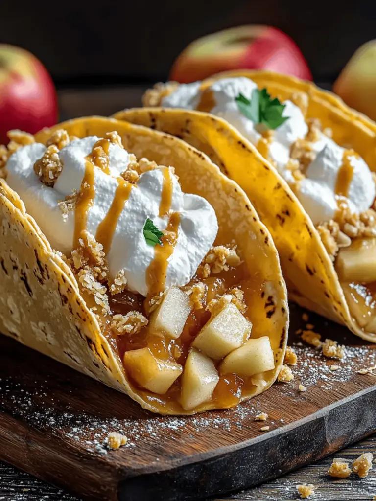 Apple Pie Tacos