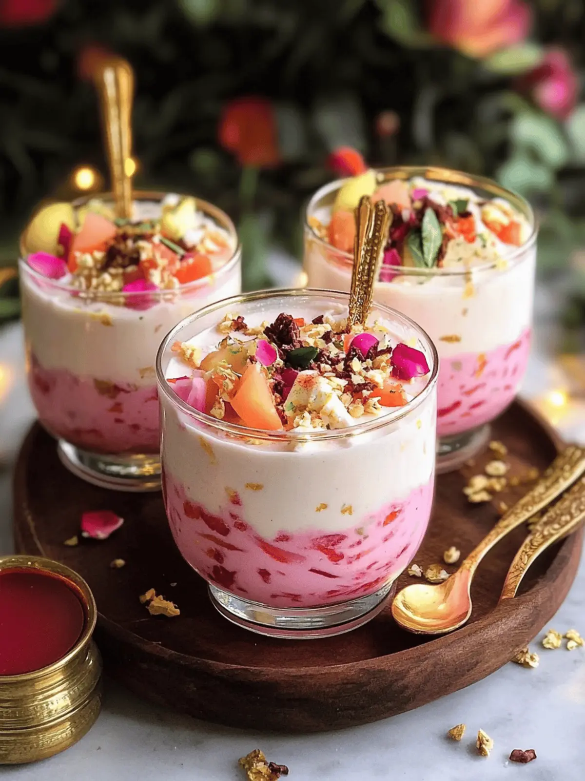 Rose Rasmalai Falooda