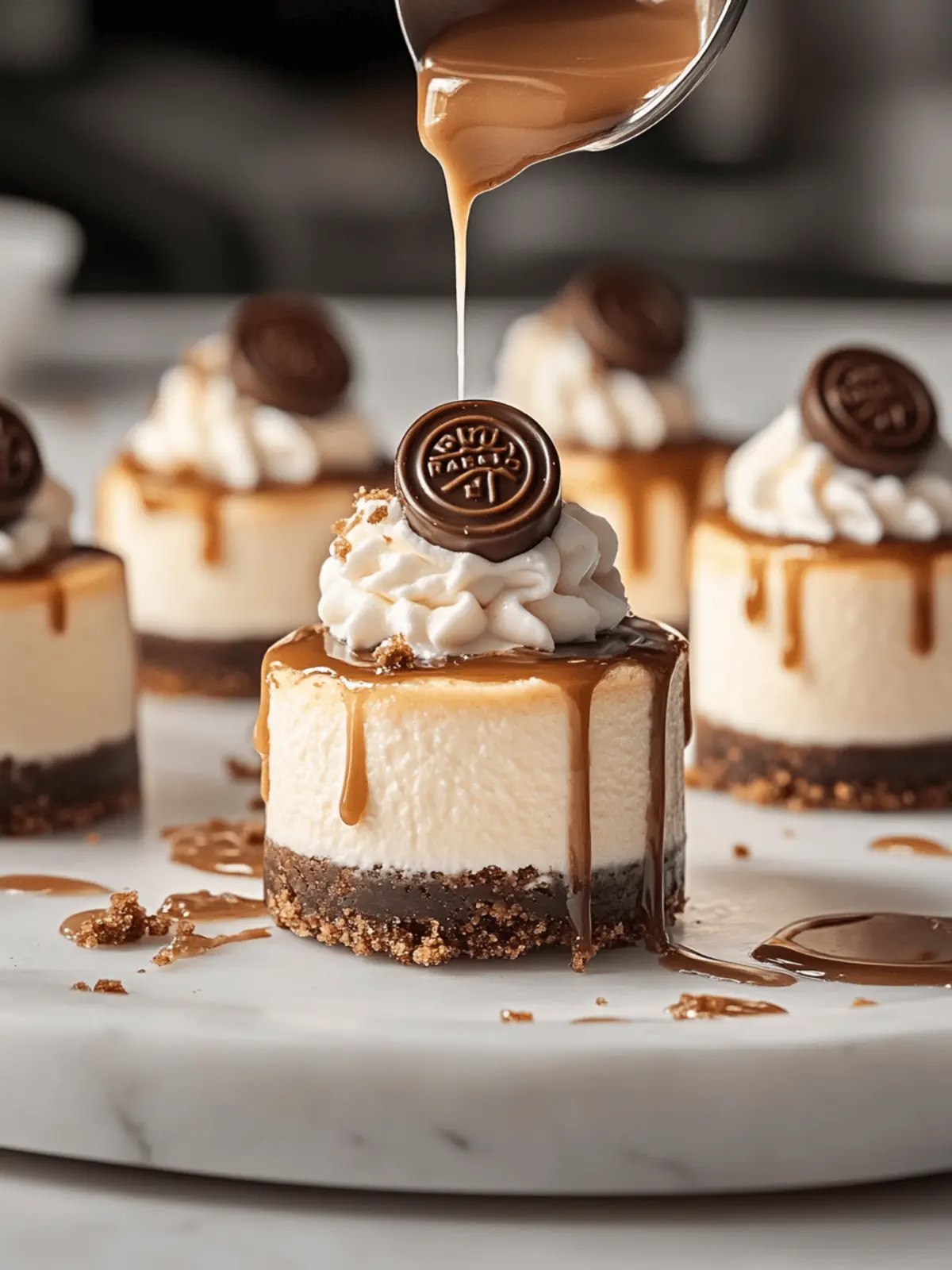 Mini Rolo Cheesecake