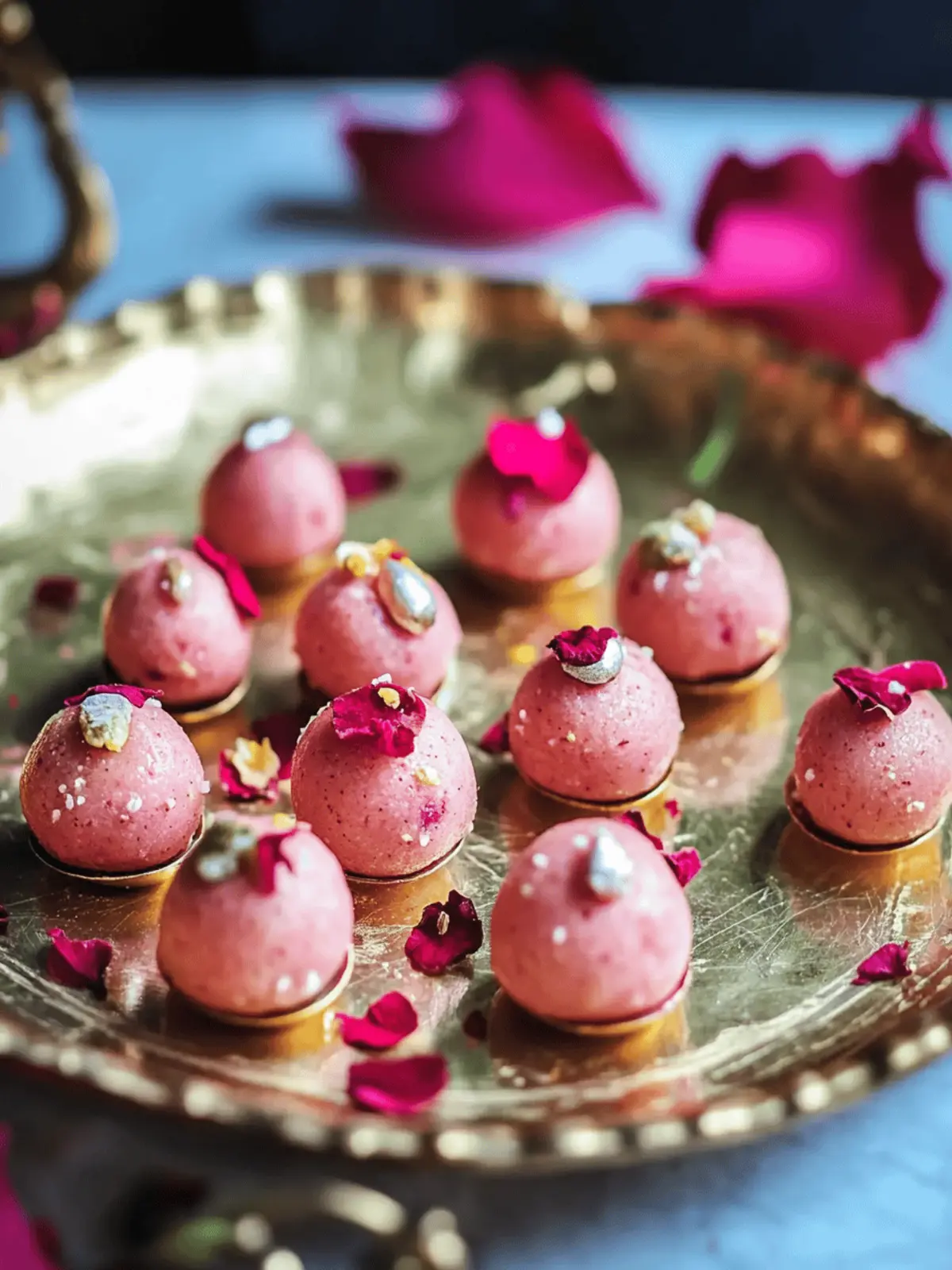 Rose Badam Ladoo