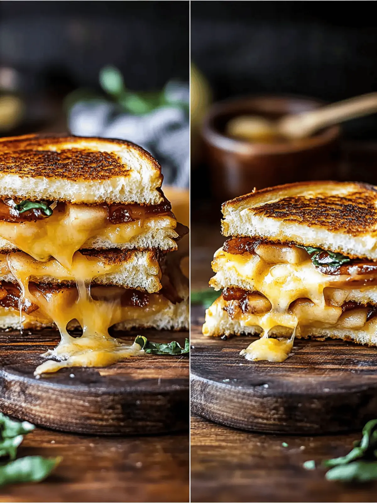 Apple and Cheddar Grilled Cheese