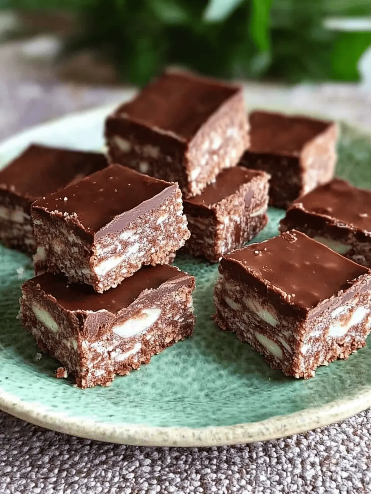 Dark Chocolate Peppermint Slice
