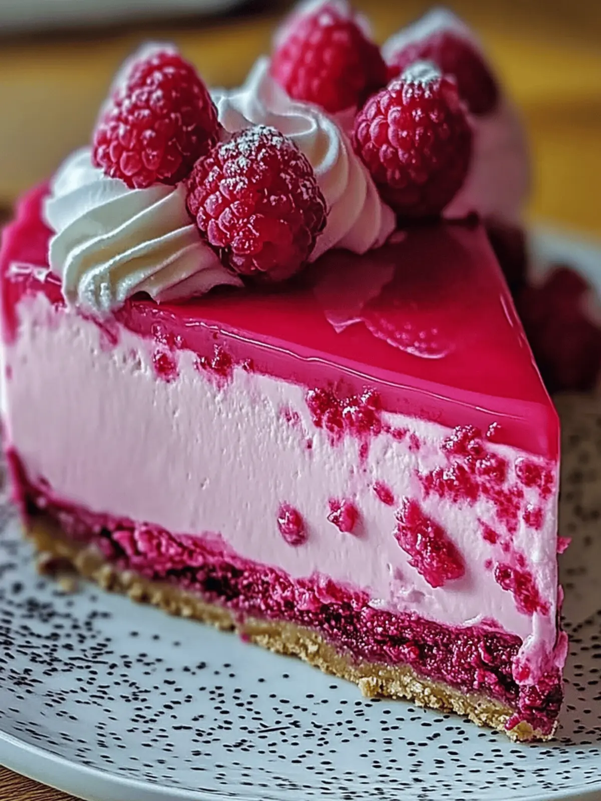 Pink Velvet Raspberry Cheesecake
