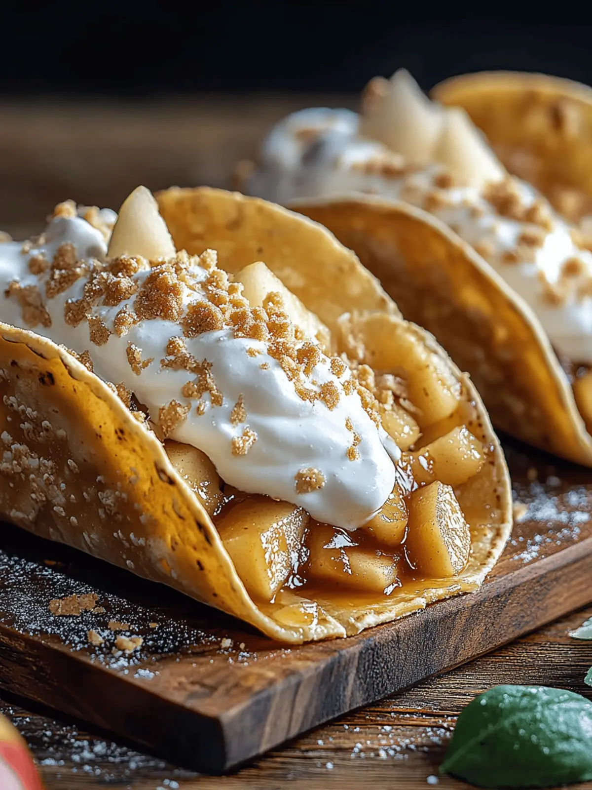 Apple Pie Tacos