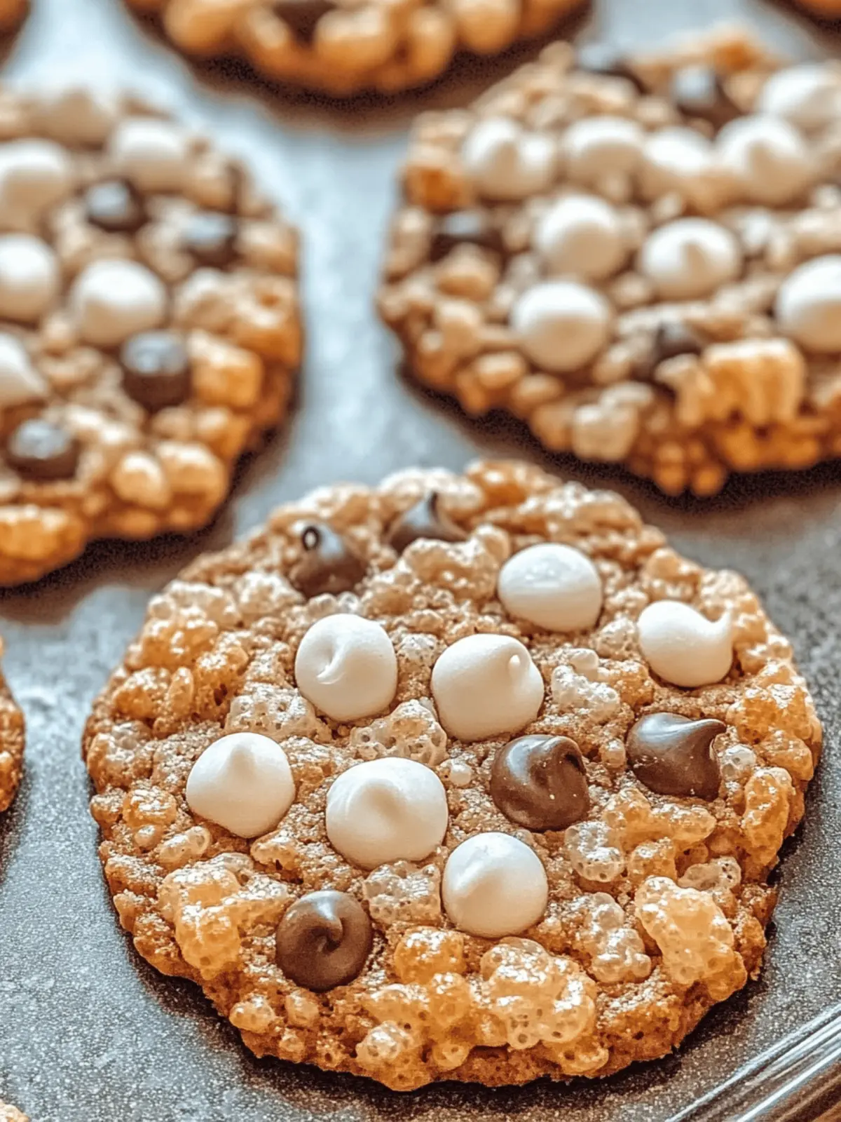 Chocolate Chip Rice Krispie Cookies