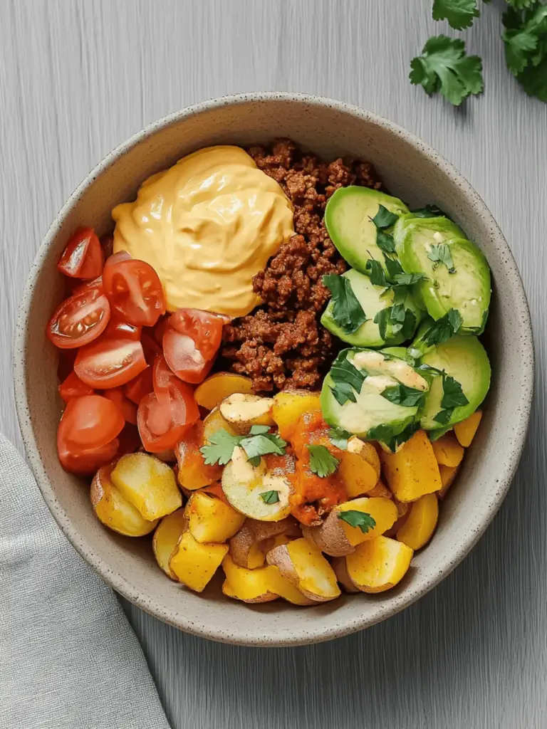 Loaded Fiesta Potato Bowl