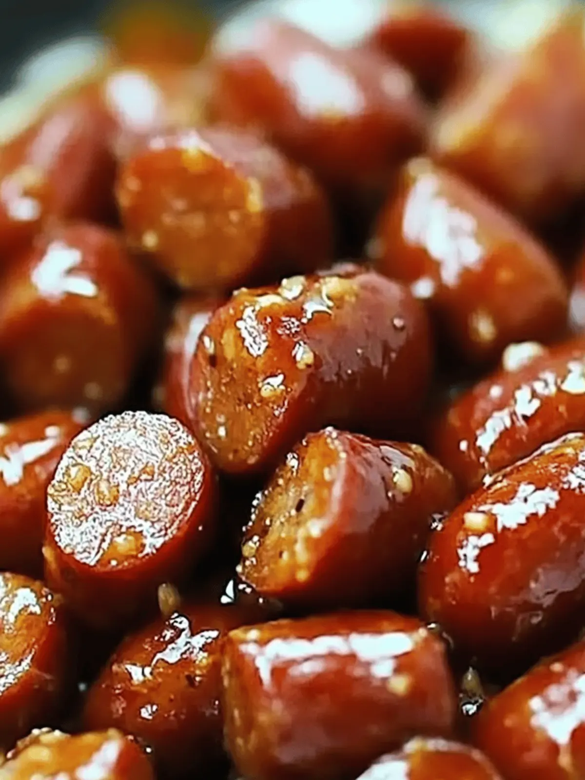 Slow Cooker Honey Mustard Kielbasa Bites