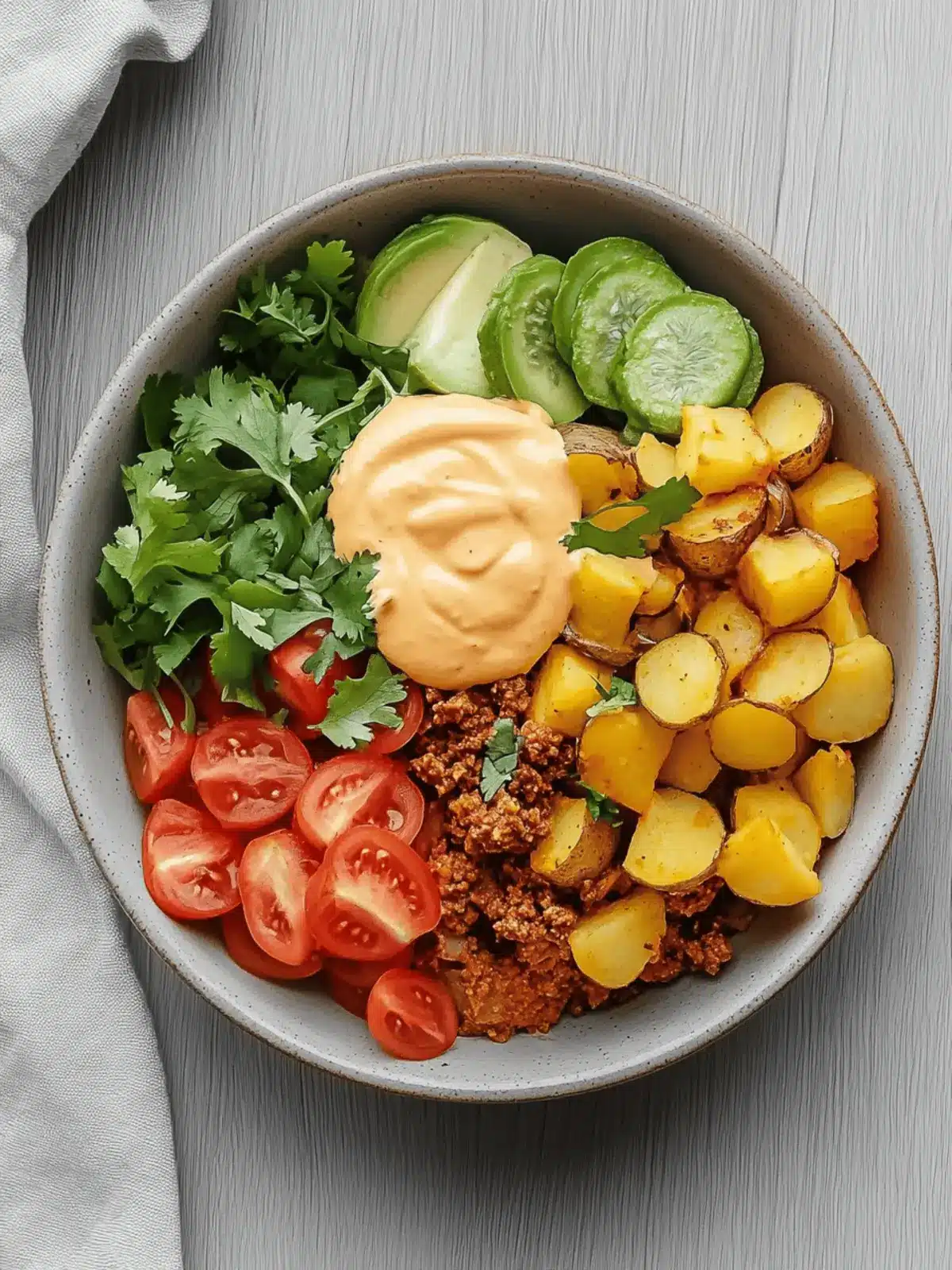 Loaded Fiesta Potato Bowl