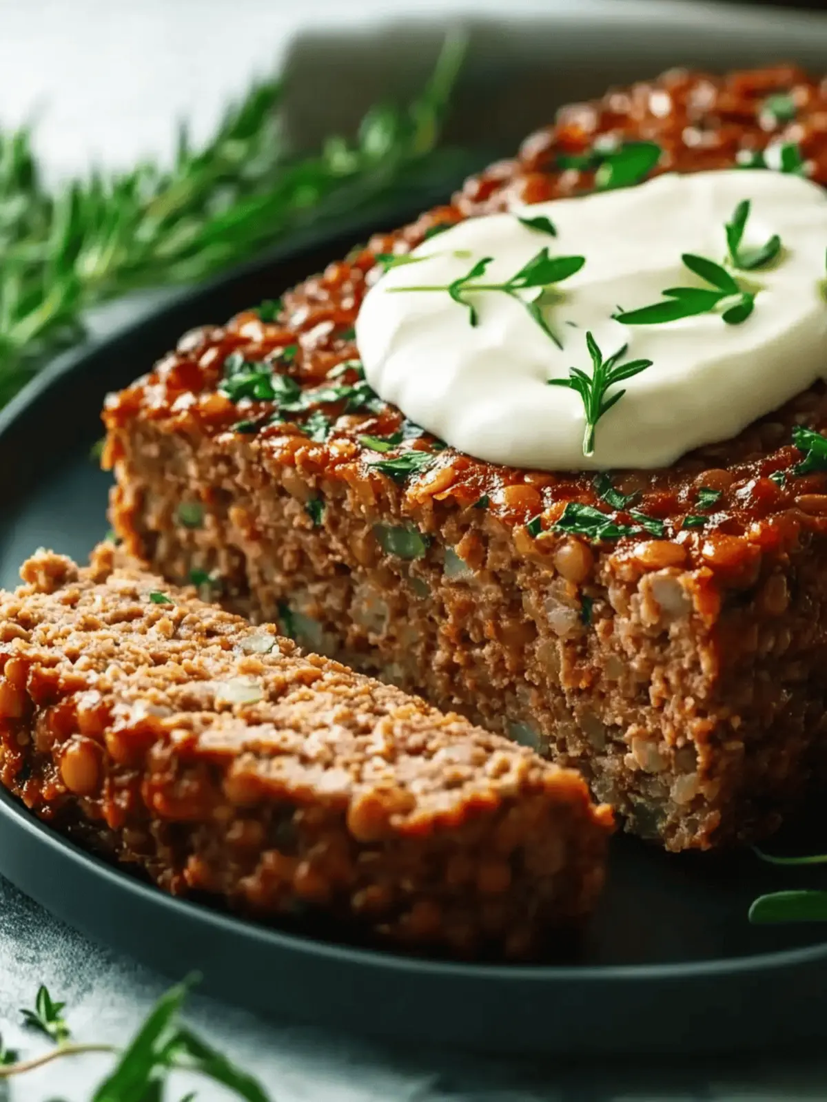 Lentil Meatloaf