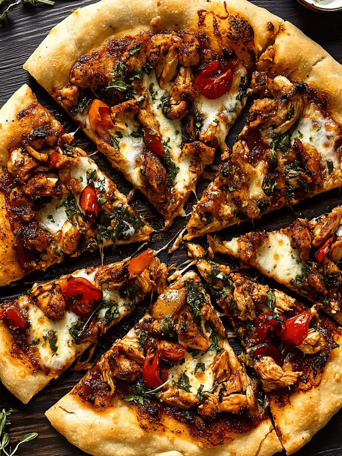 Jamaican Jerk Chicken Pizza