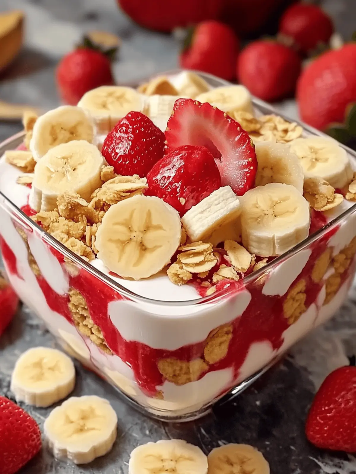 Strawberry Banana Pudding Dream