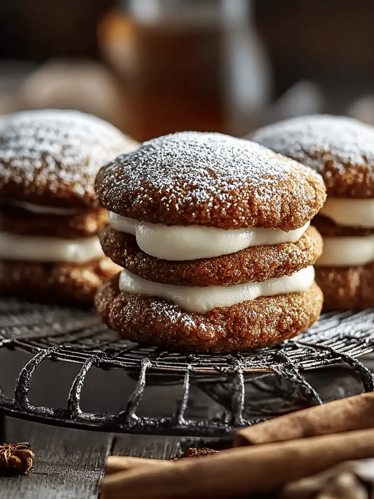 Apple Cider Whoopie Pie Cookies