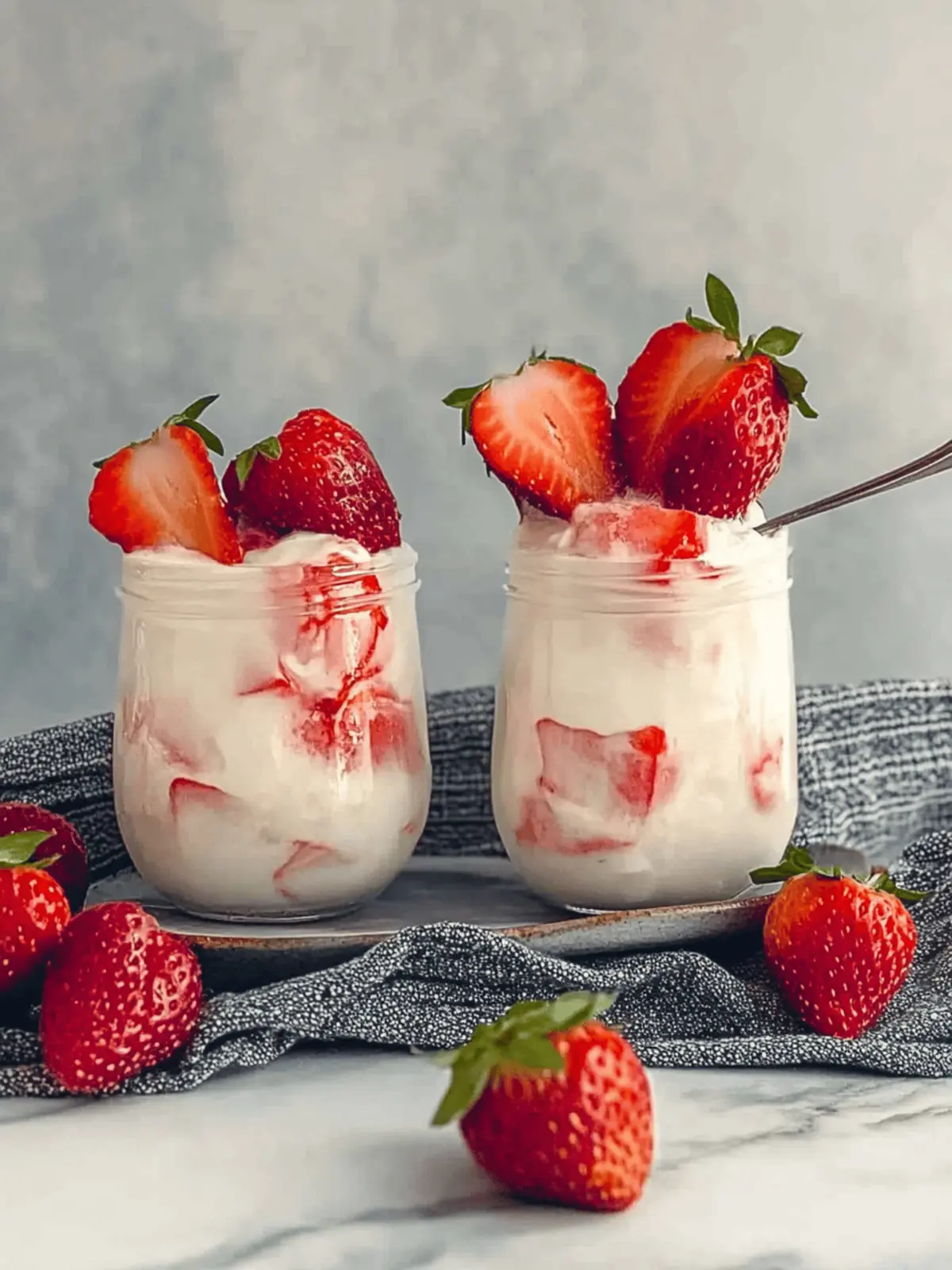 Fresas con Crema