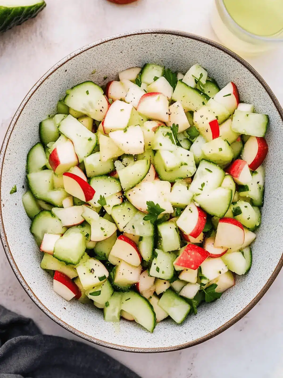 Cucumber Apple Salad