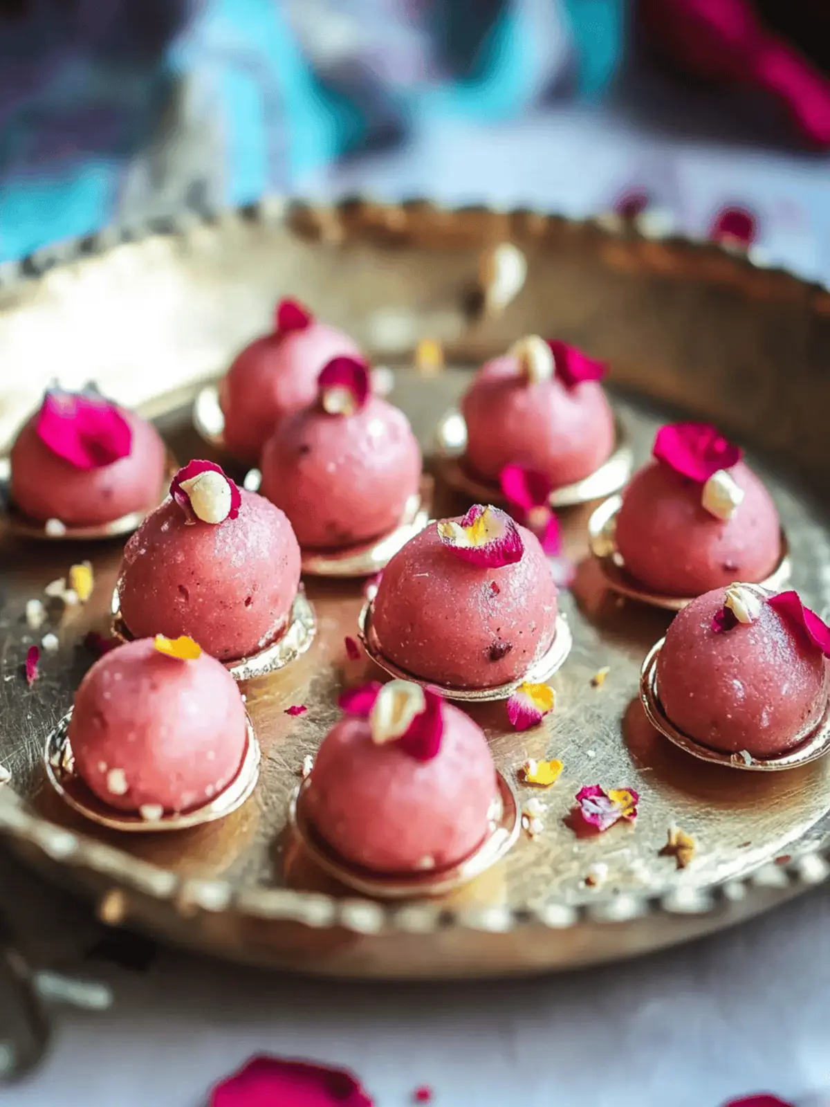 Rose Badam Ladoo