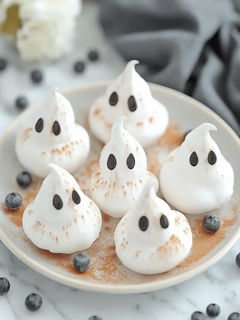 Ghost Meringues