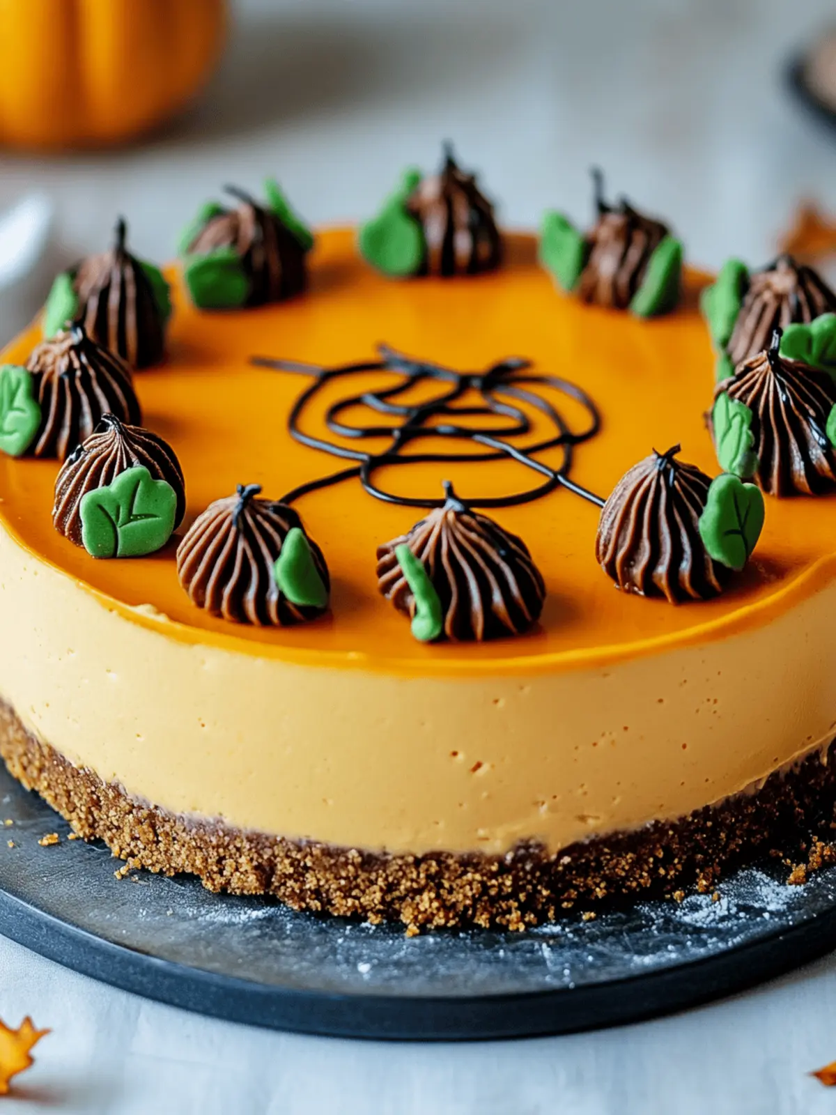 Pumpkin Patch Cheesecake