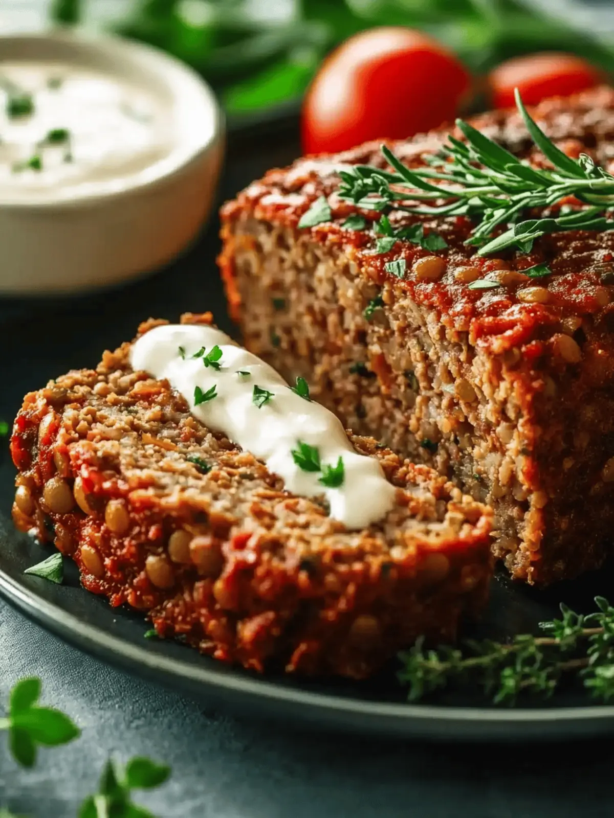 Lentil Meatloaf